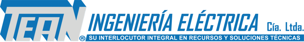Logo de TEAN Ingeniería, especialistas en soluciones eléctricas industriales de media y baja tensión en Ecuador